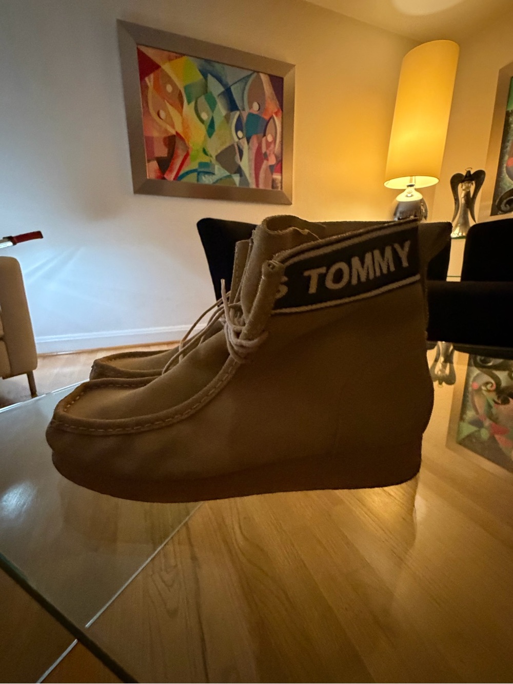 Tommy Hilfiger Men’s Tan Chukka Boots